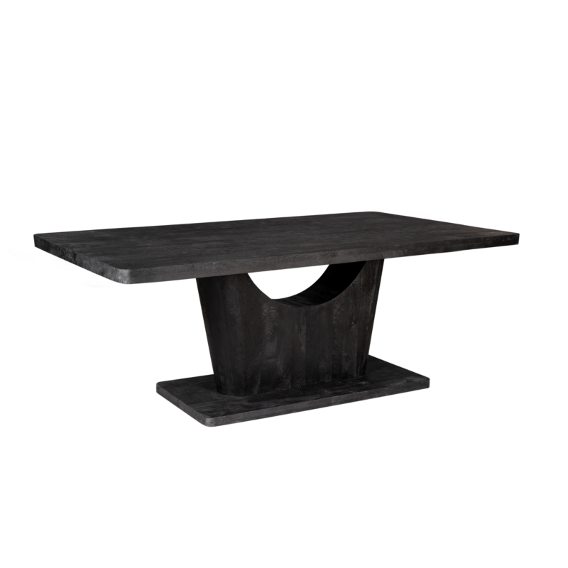 Eettafel Voco Zwart Mangohout 200 cm - Image 1