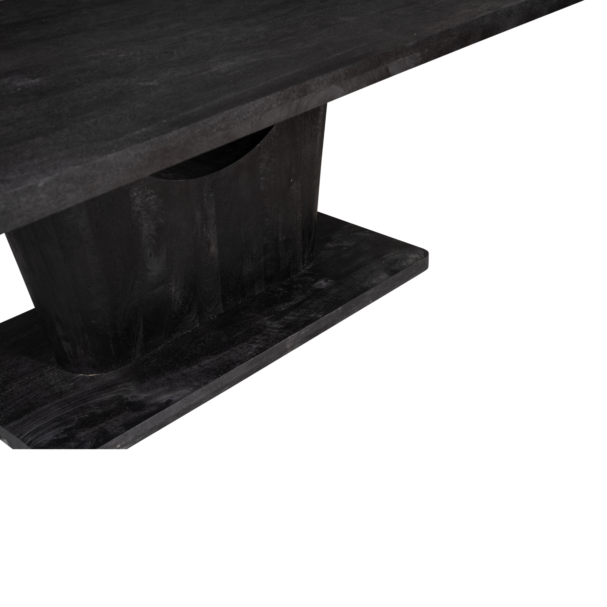 Eettafel Voco Zwart Mangohout 200 cm - Image 4
