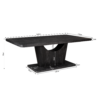 STF-2608_4 Eettafel Voco Zwart Mangohout 200 cm - Image 5