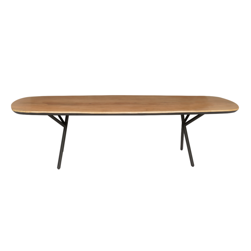 Eettafel RichWood Naturel Mangohout 160 cm - Image 2