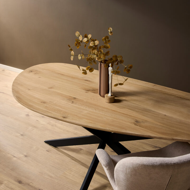Organische eettafel Cloud Naturel Eikenhout 210 cm - Image 2