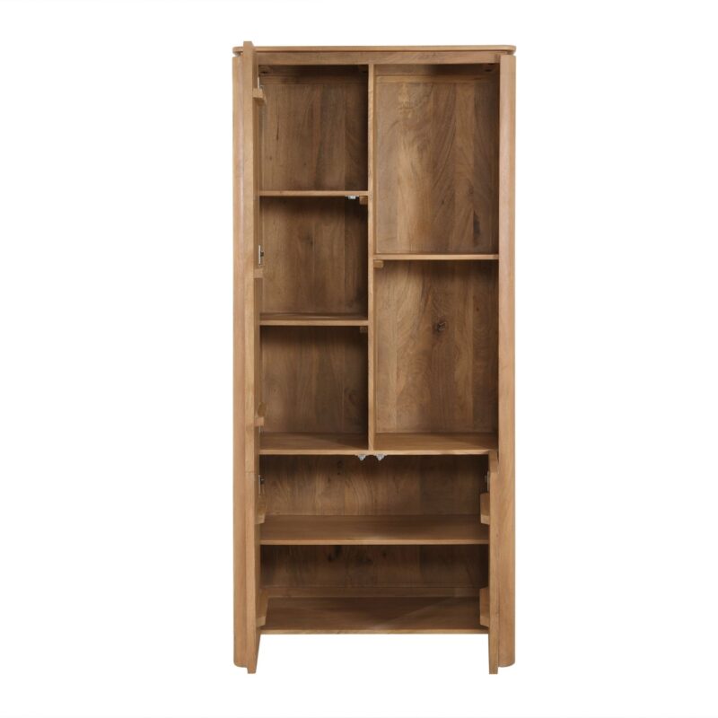 Vakkenkast Dallas Naturel Mangohout 90 cm - Image 2