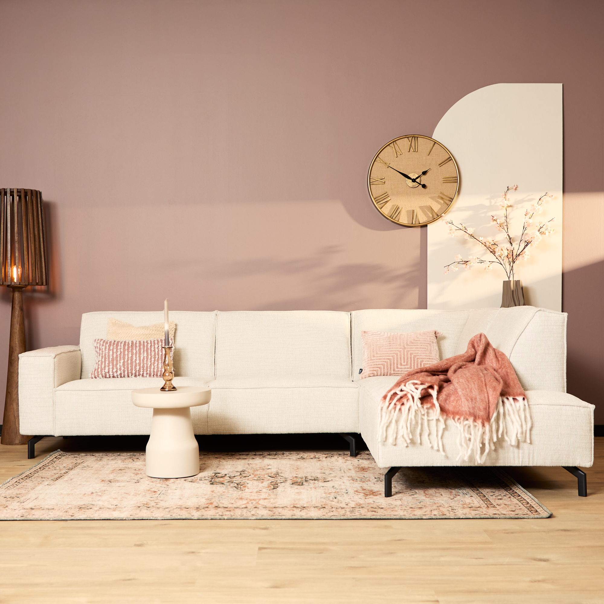 MySofa Floris Hoekbank Baltimore Beige 2,5 zits+Divan Rechts - Image 4