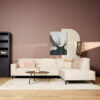 MYS-4003_3 MySofa Floris Hoekbank Velvet Beige 2,5 zits+Divan Rechts - Image 4