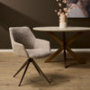 Draaibare eetkamerstoel Daisy Beige - Image 1