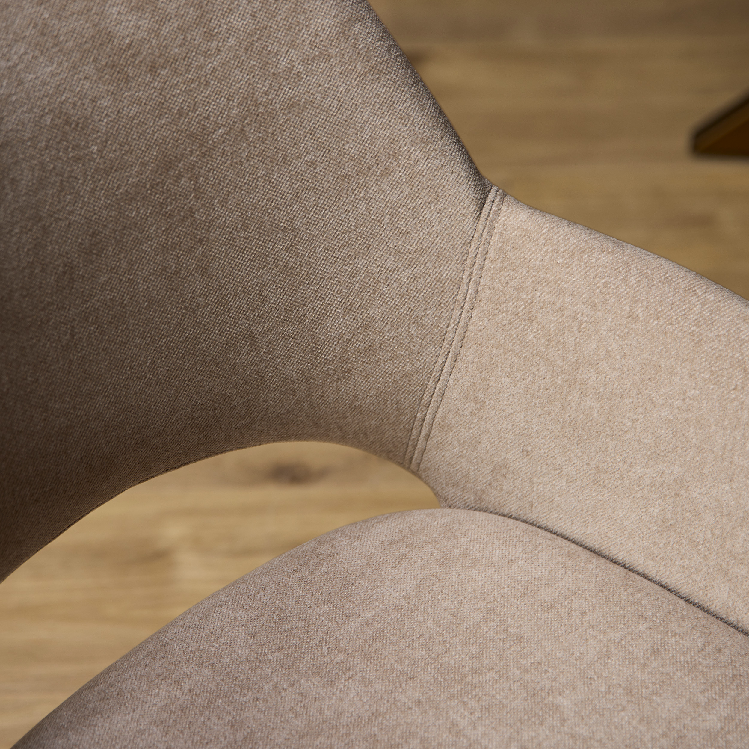 Draaibare eetkamerstoel Daisy Beige - Image 3