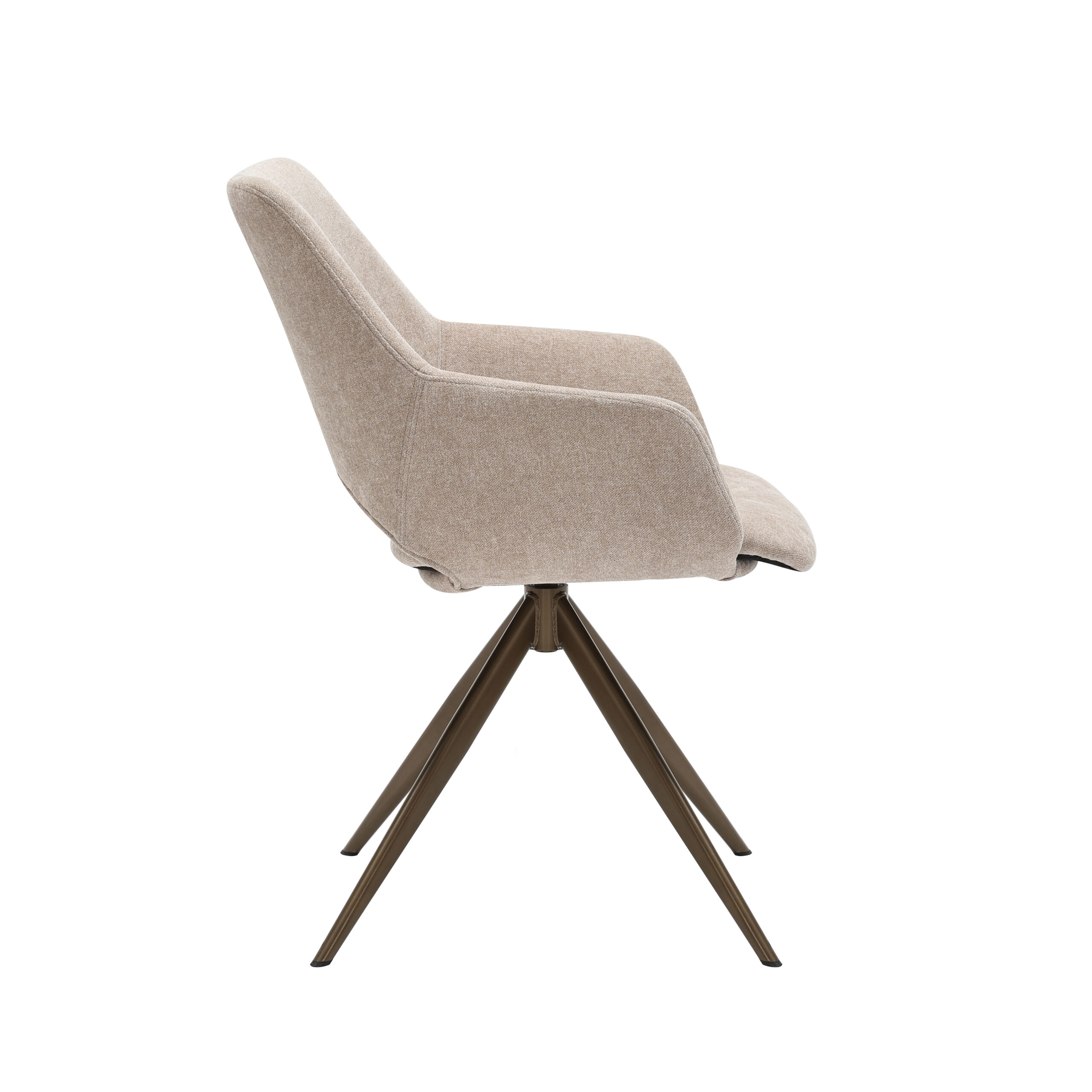 Draaibare eetkamerstoel Daisy Beige - Image 6