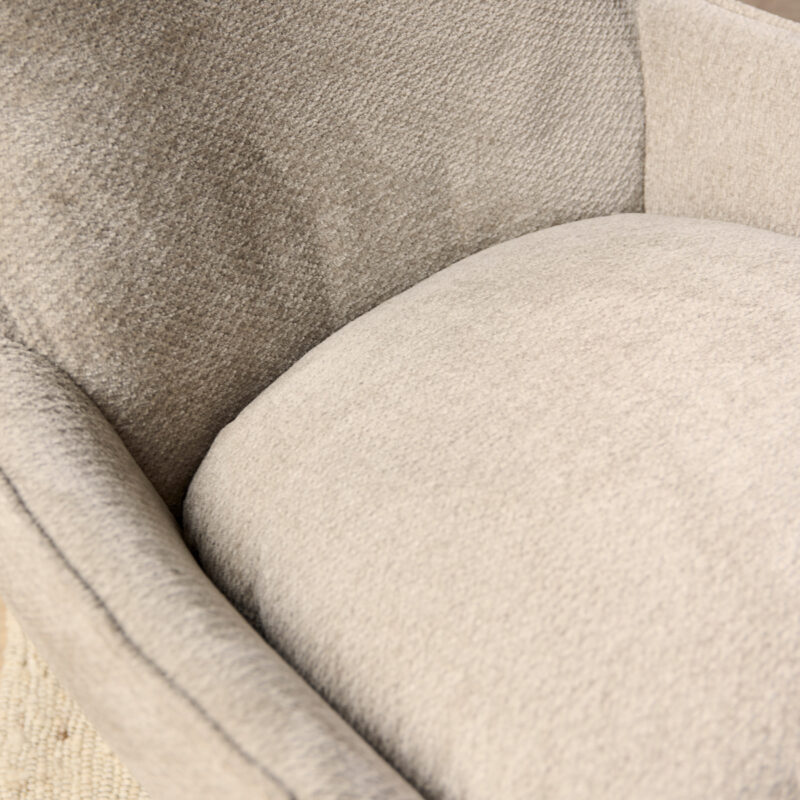 Draaibare fauteuil Olivia Taupe - Image 2