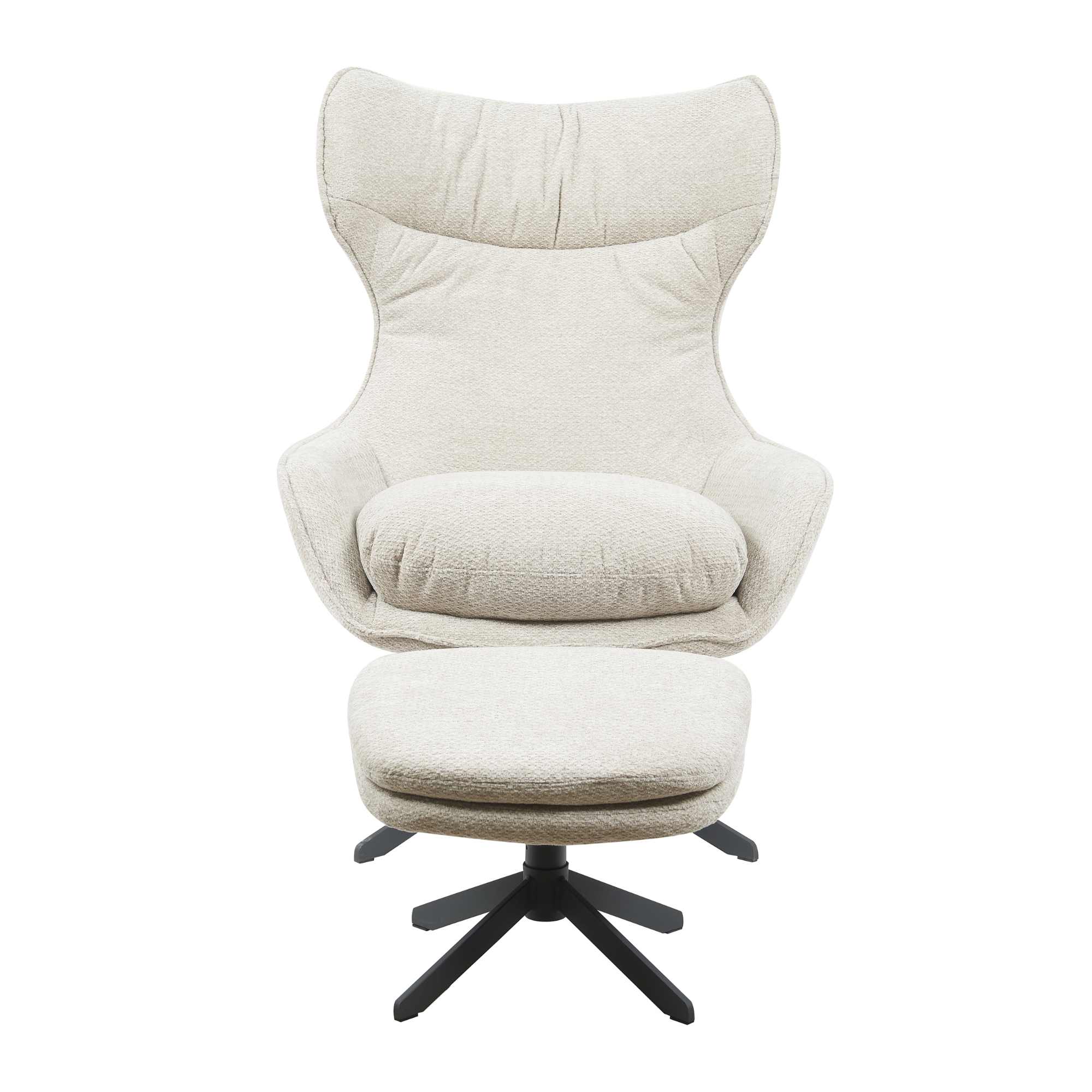Draaibare fauteuil Olivia Taupe - Image 3