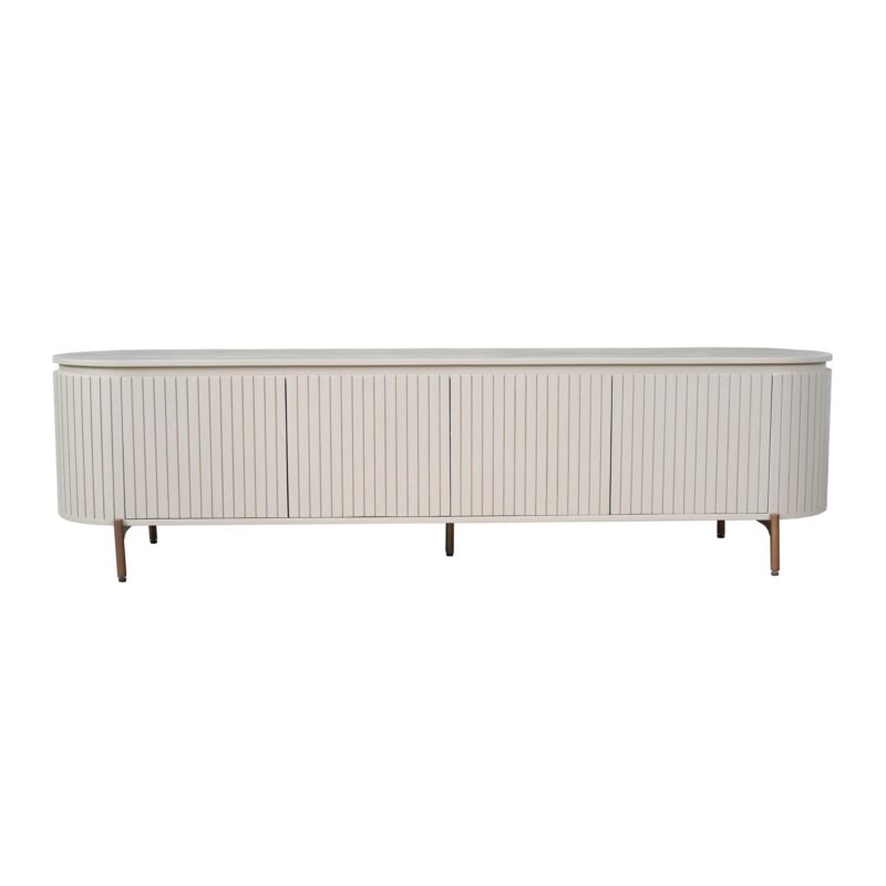 Tv meubel Solana Zand Mangohout 210 cm - Image 1