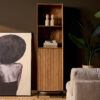 STF-7807_1 Boekenkast Madison Naturel Mangohout 55 cm - Image 2