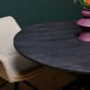 STF-7178_1 Ronde eettafel New York Zwart Mangohout 140 cm - Image 2