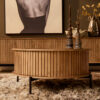 STF-7810_1 Ronde salontafel Madison Naturel Mangohout 80 cm - Image 2
