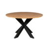 STF-7811_1 Ronde eettafel Madison Naturel Mangohout 110 cm - Image 2