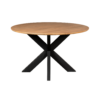 STF-7811_2 Ronde eettafel Madison Naturel Mangohout 110 cm - Image 3