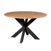 Ronde eettafel Madison Naturel Mangohout 130 cm - Image 1