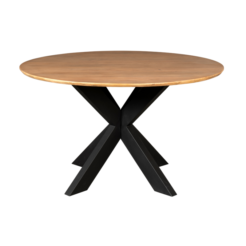 Ronde eettafel Madison Naturel Mangohout 130 cm - Image 2