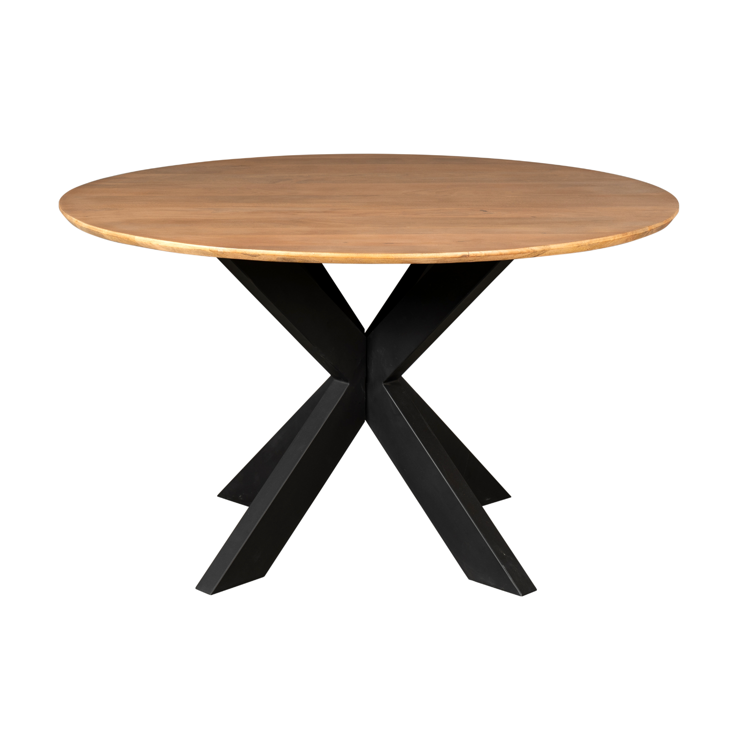 STF-7812_1 Ronde eettafel Madison Naturel Mangohout 130 cm - Image 2