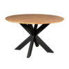 STF-7813_1 Ronde eettafel Madison Naturel Mangohout 150 cm - Image 2