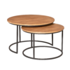STF-2020_4 Salontafel set Madison Naturel Mangohout 70 cm - Image 5