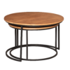 STF-2020_5 Salontafel set Madison Naturel Mangohout 70 cm - Image 6