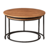 STF-2020_6 Salontafel set Madison Naturel Mangohout 70 cm - Image 7
