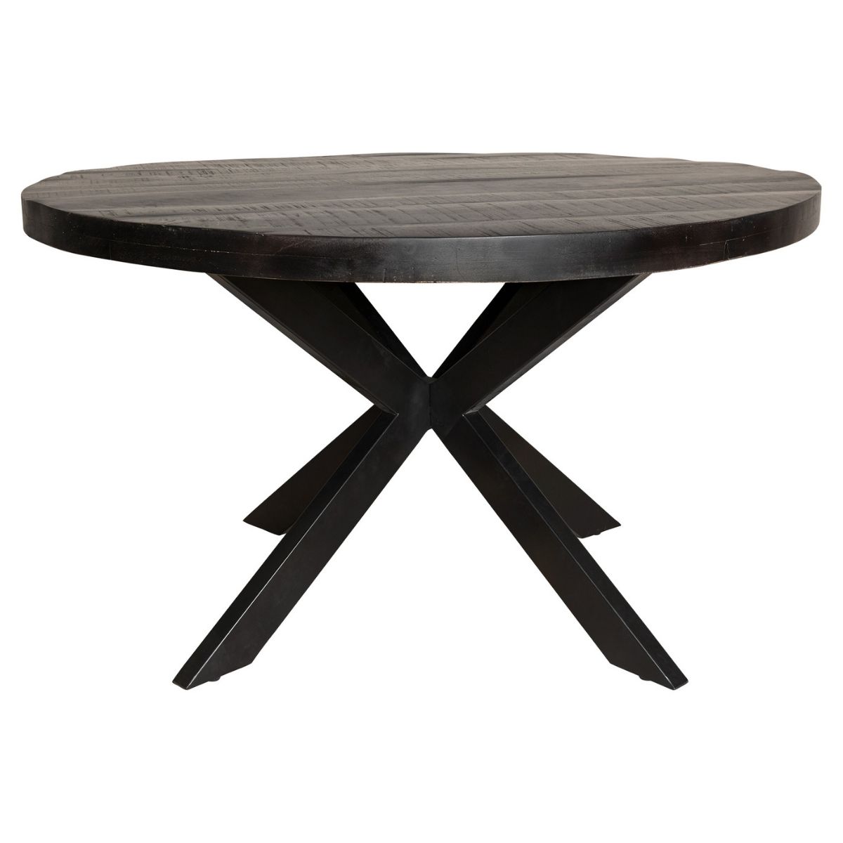 Ronde eettafel Denver Zwart Mangohout 150 cm - Image 5