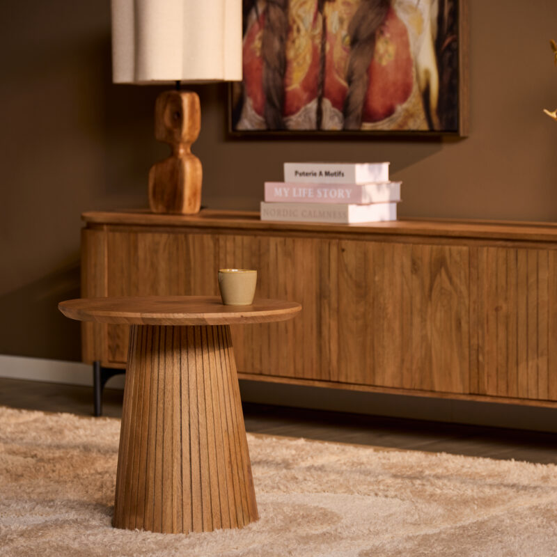 Salontafel Solana Naturel Mangohout 50 cm - Image 1