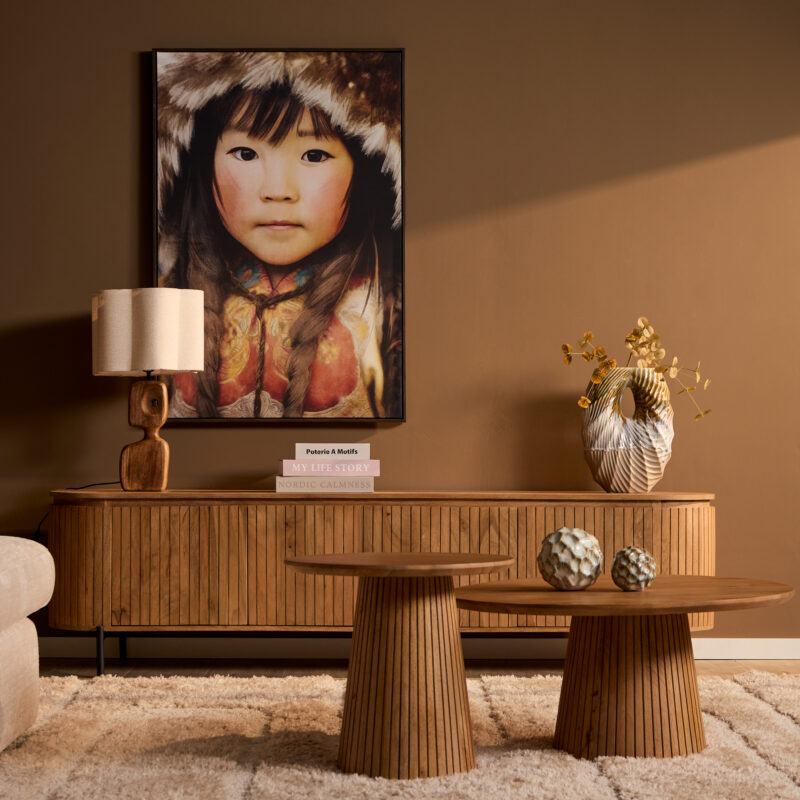 Salontafel Solana Naturel Mangohout 50 cm - Image 2
