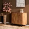 Kabinet kast Solana Naturel Mangohout 115 cm - Image 1