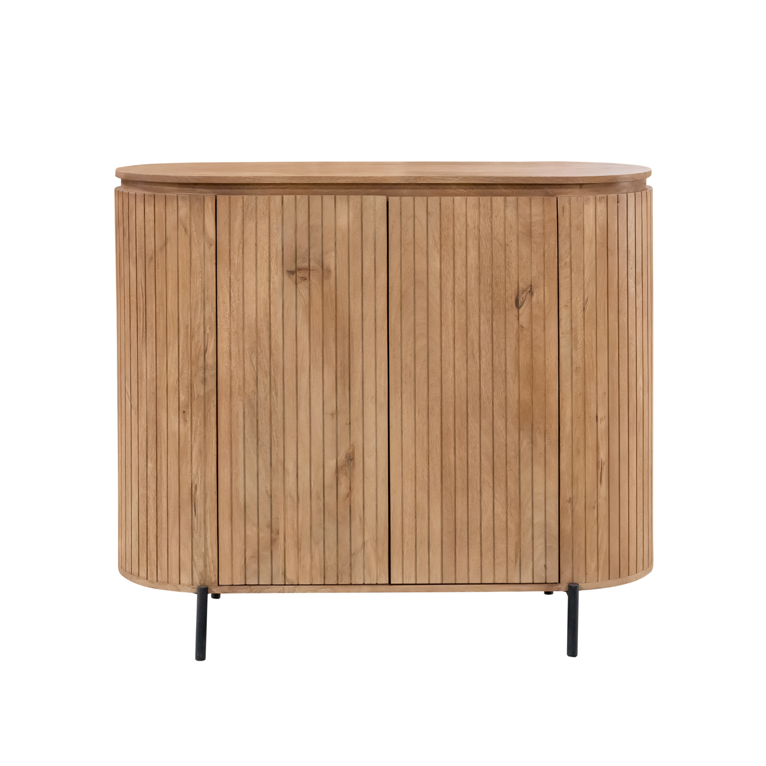 Kabinet kast Solana Naturel Mangohout 115 cm - Image 4
