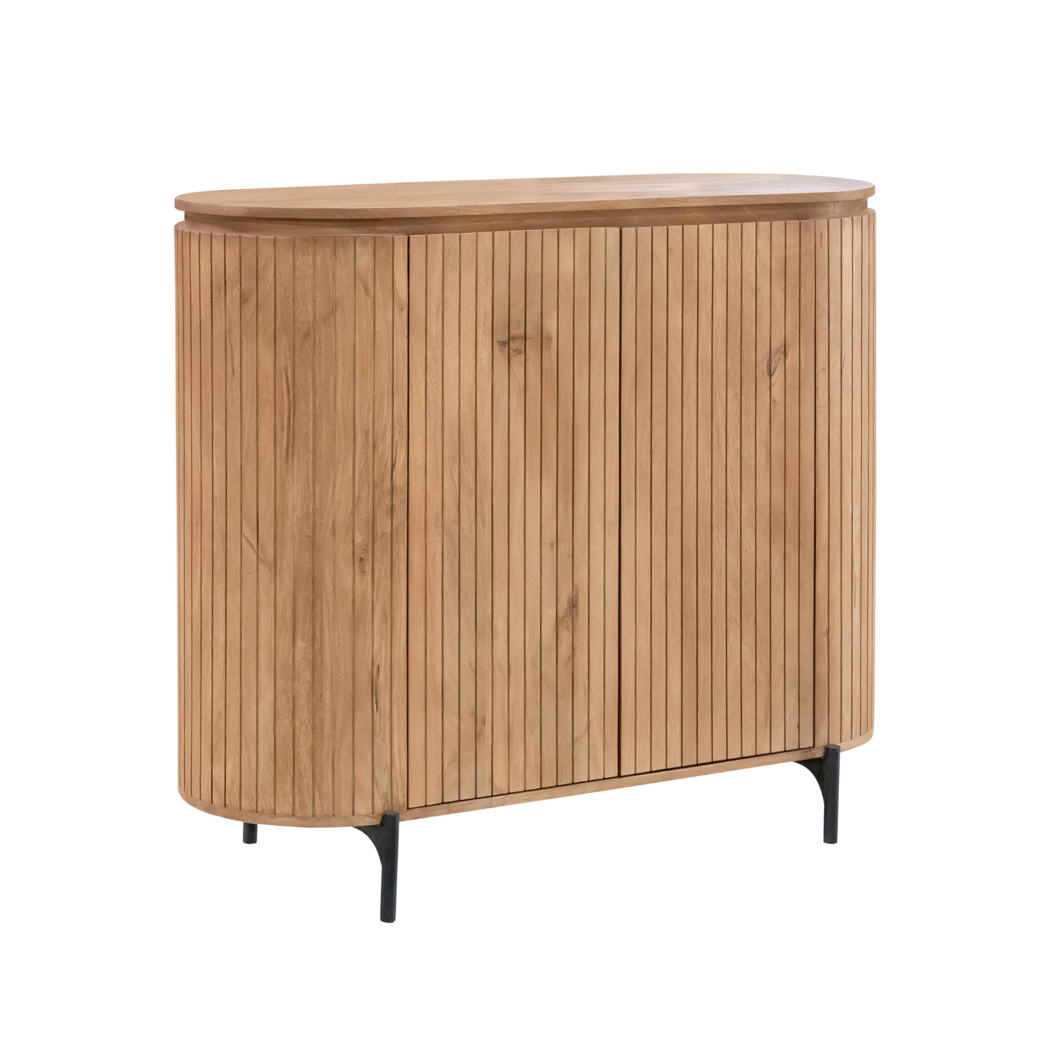 Kabinet kast Solana Naturel Mangohout 115 cm - Image 5