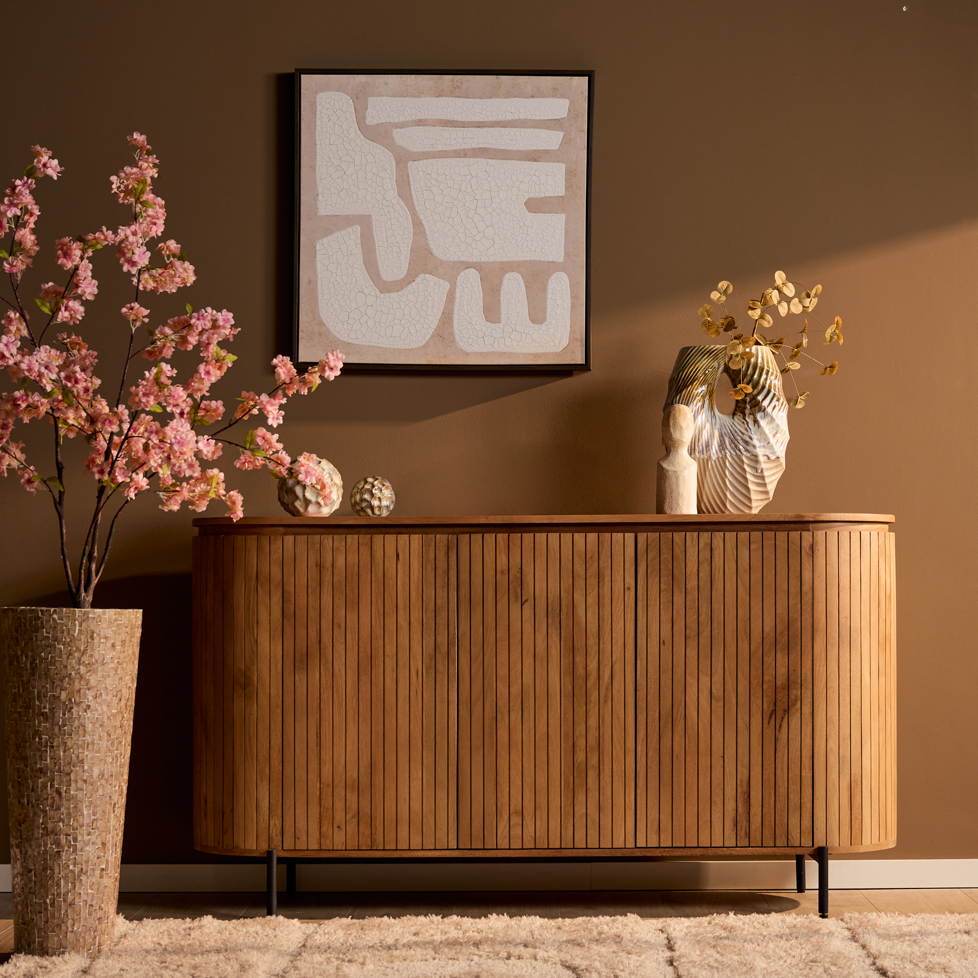 Dressoir Solana Naturel Mangohout 165 cm - Image 4
