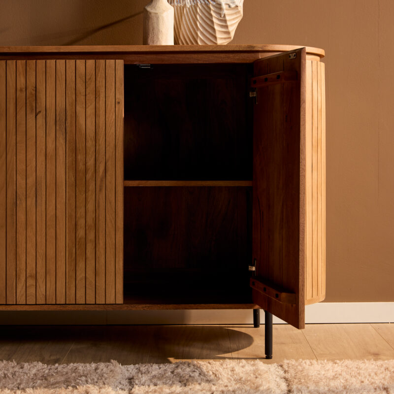 Dressoir Solana Naturel Mangohout 165 cm - Image 6