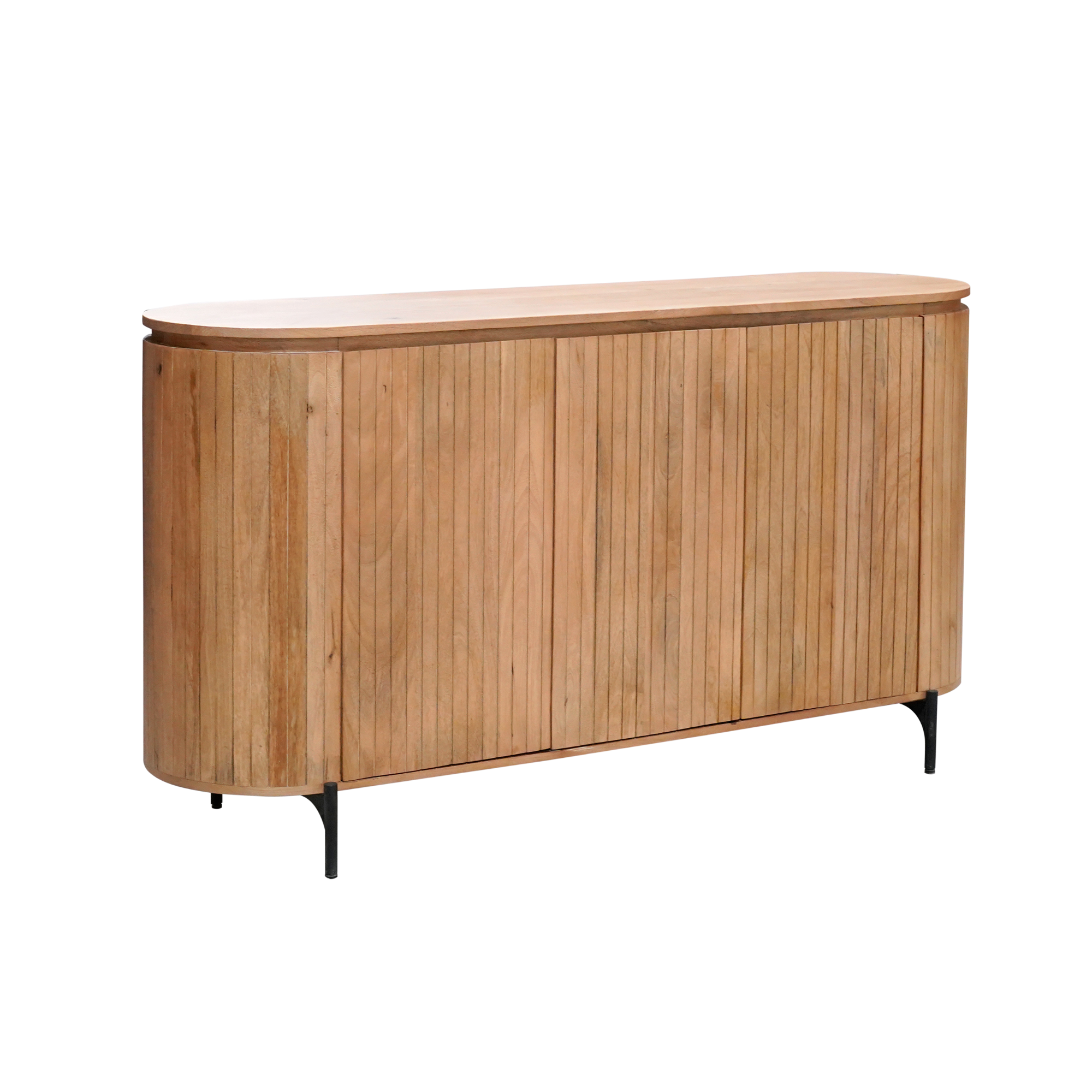 Dressoir Solana Naturel Mangohout 165 cm - Image 9