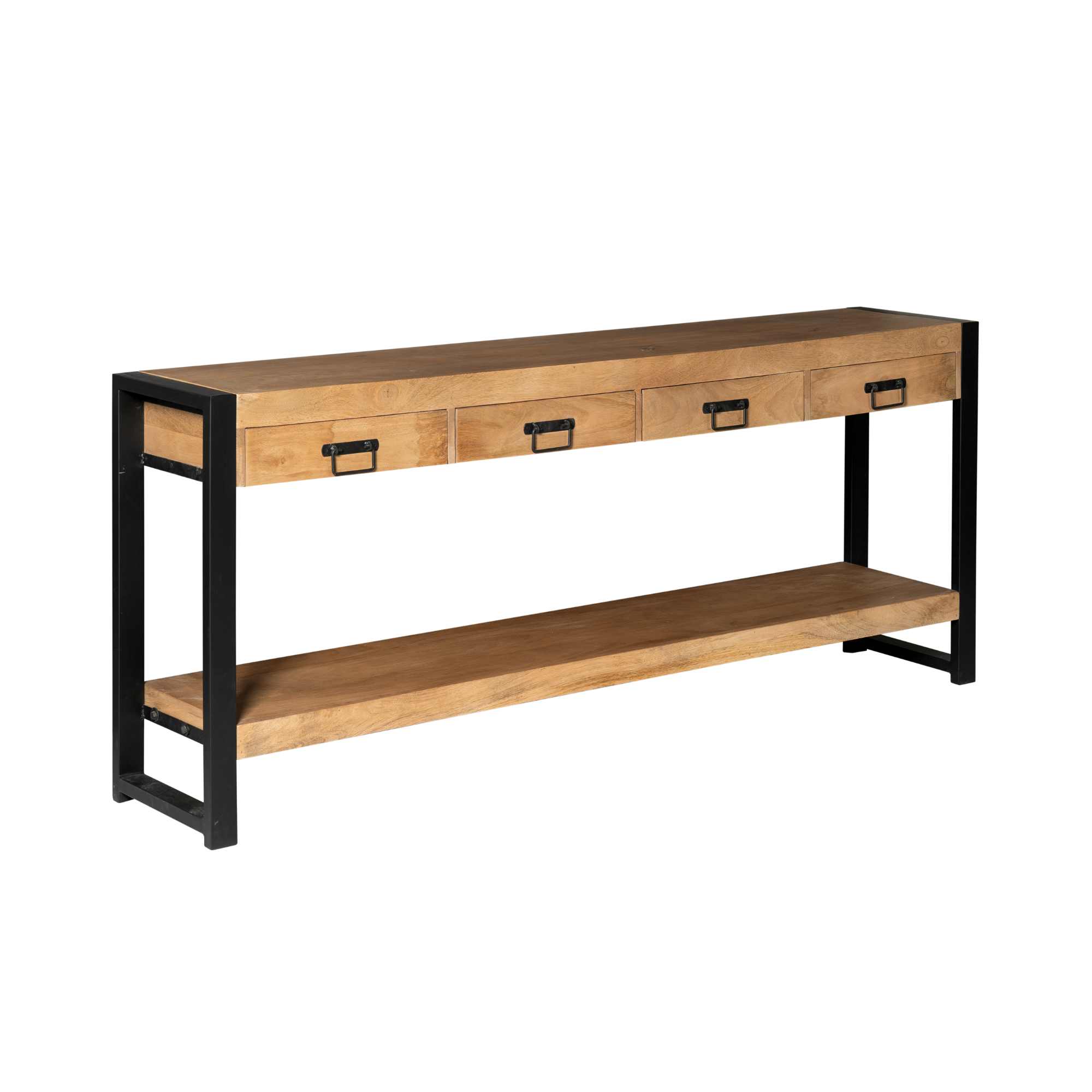 STF-620_5 Sidetable Boaz Naturel Mangohout 180 cm - Image 6