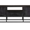STF-8706_5 Tv meubel Denver Zwart Mangohout 145 cm - Image 6
