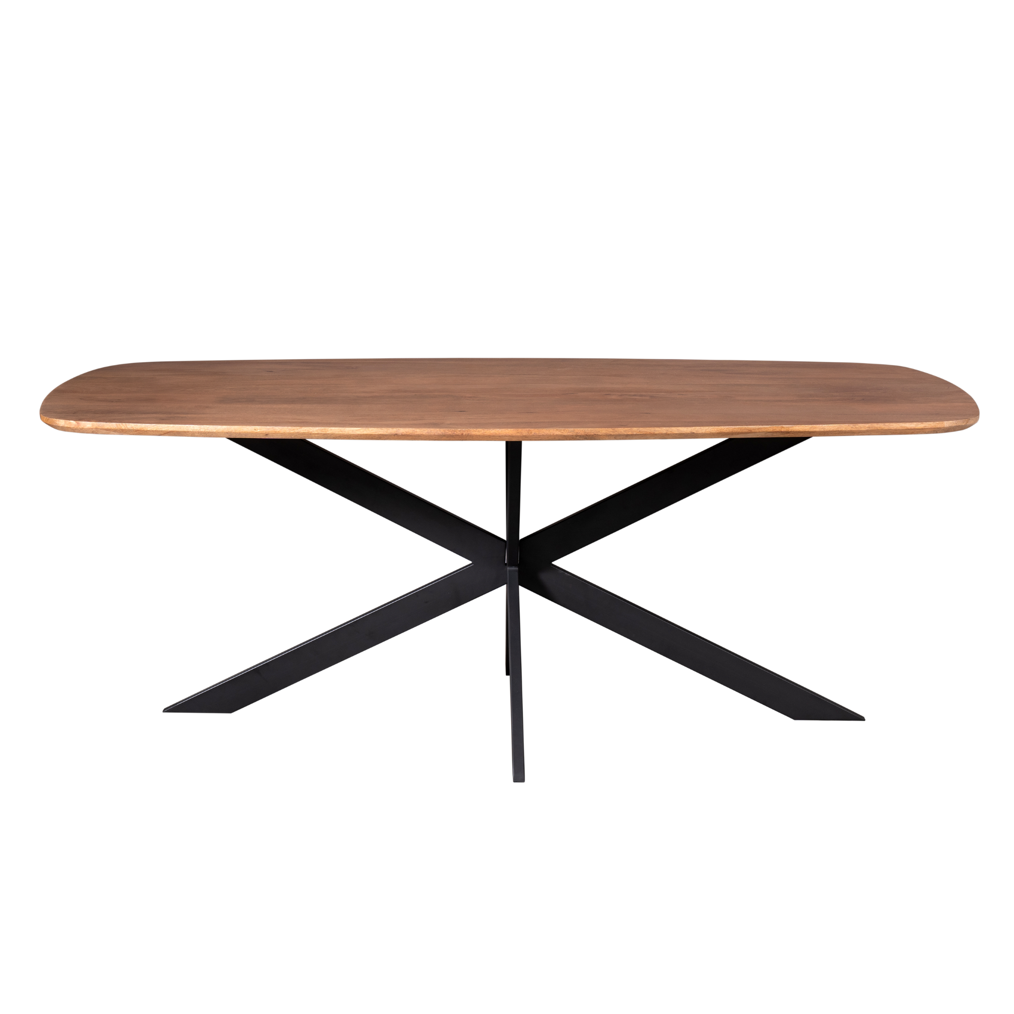 Deens ovale eettafel Elegance Naturel Mangohout 200 cm - Image 3