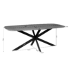 STF-501_4 Deens ovale eettafel Elegance Naturel Mangohout 200 cm - Image 5