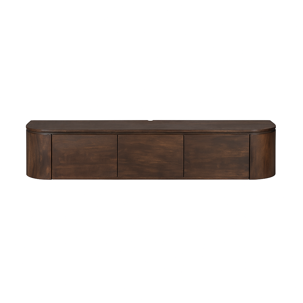 STF-1712_5 Tv meubel Excellent Bruin Mangohout 160 cm - Image 6