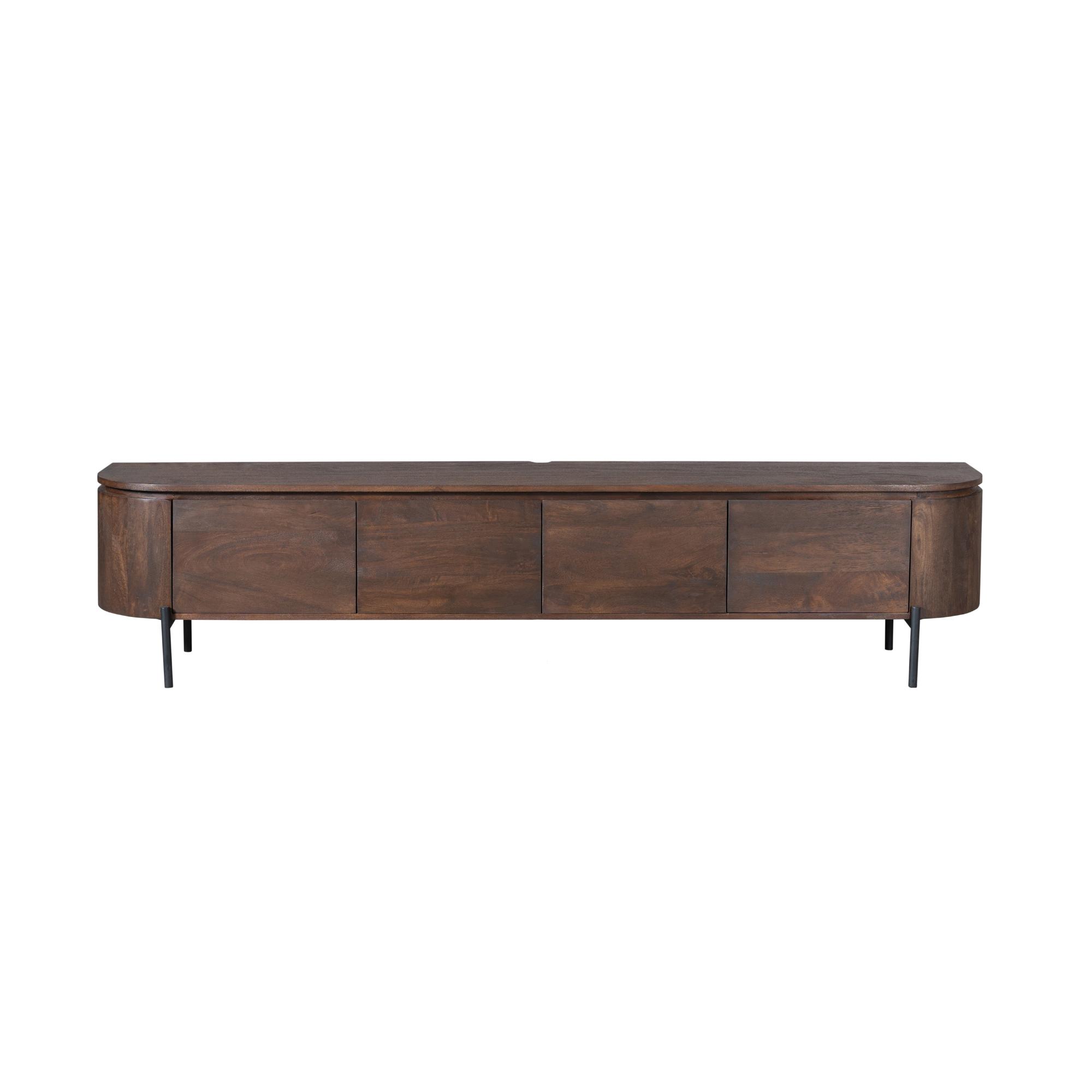 STF-1713_6 Tv meubel Excellent Bruin Mangohout 200 cm - Image 7