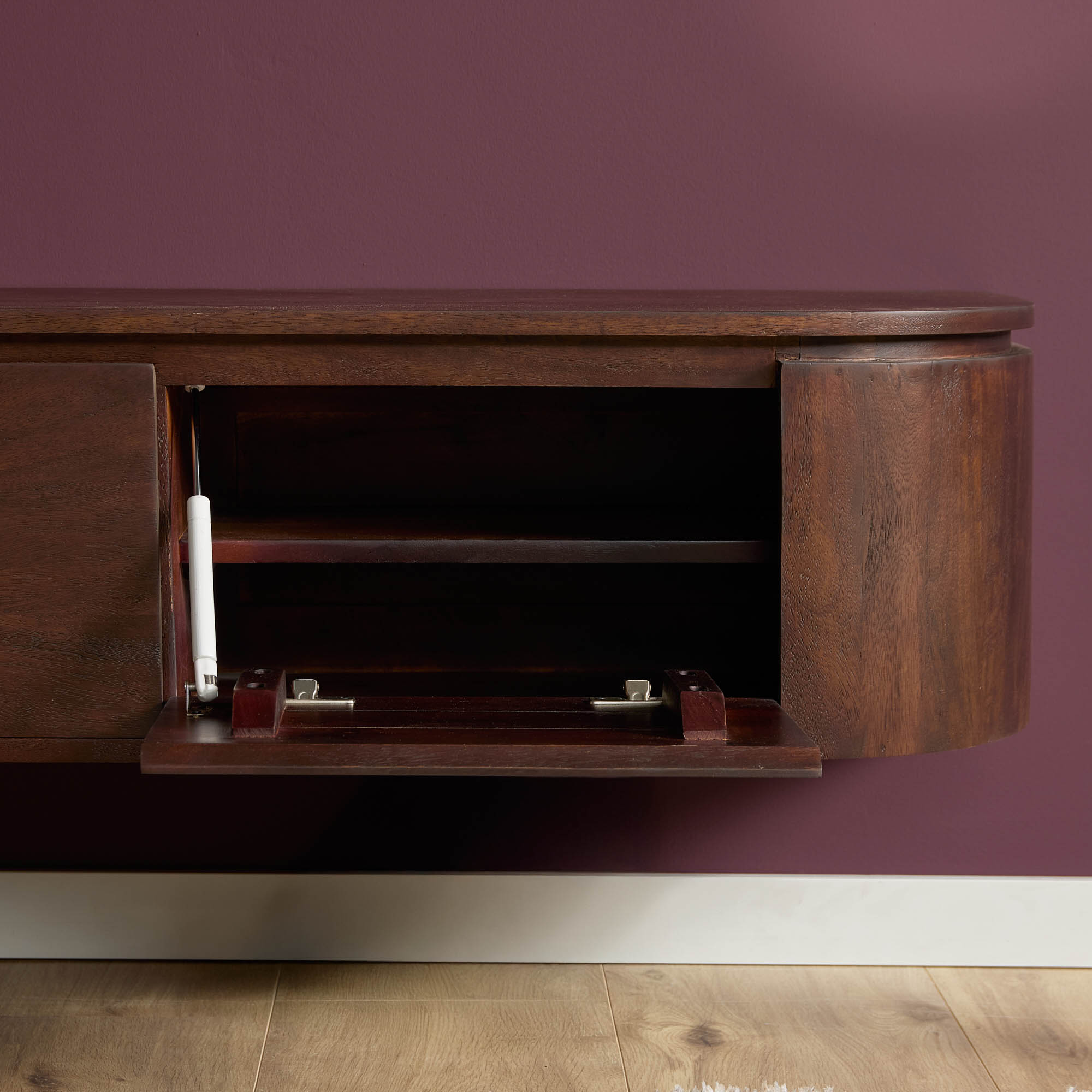 Tv meubel Excellent Bruin Mangohout 240 cm - Image 3