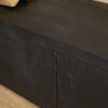 STF-4208_1 Tv meubel Brussel Zwart Mangohout 150 cm - Image 2