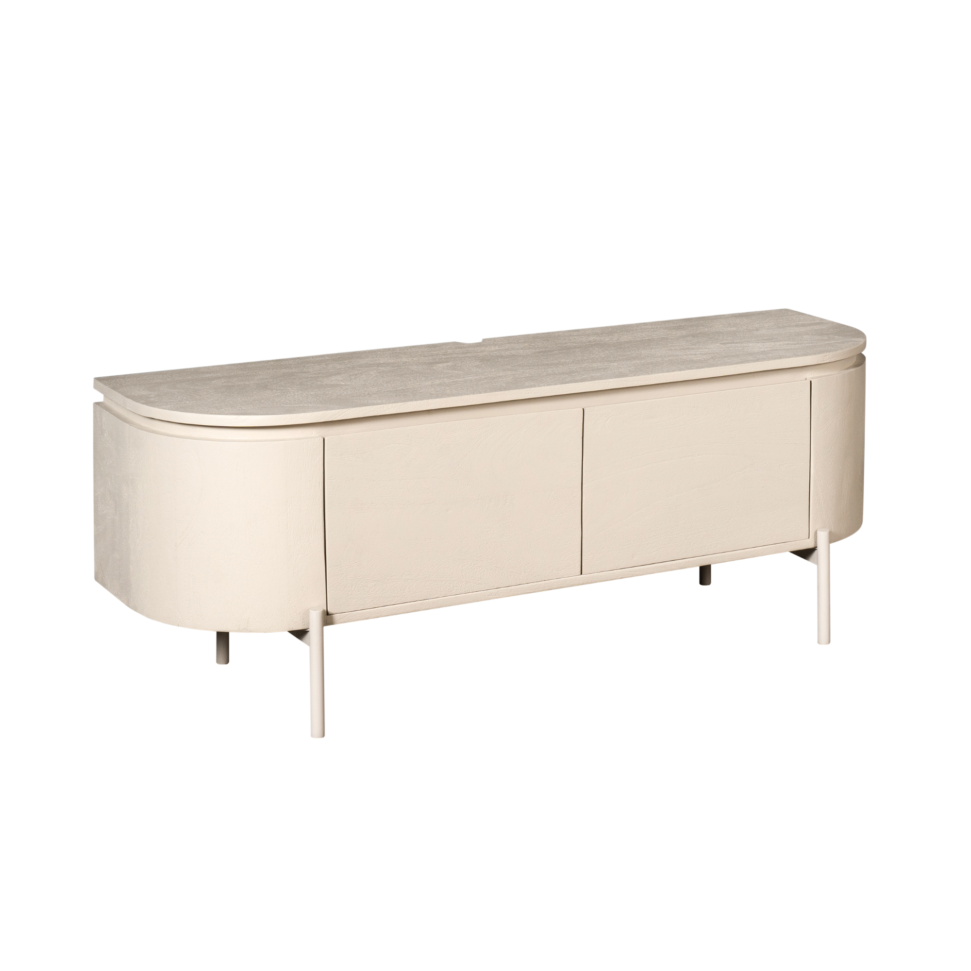 Tv meubel Excellent Zand Mangohout 120 cm - Image 9