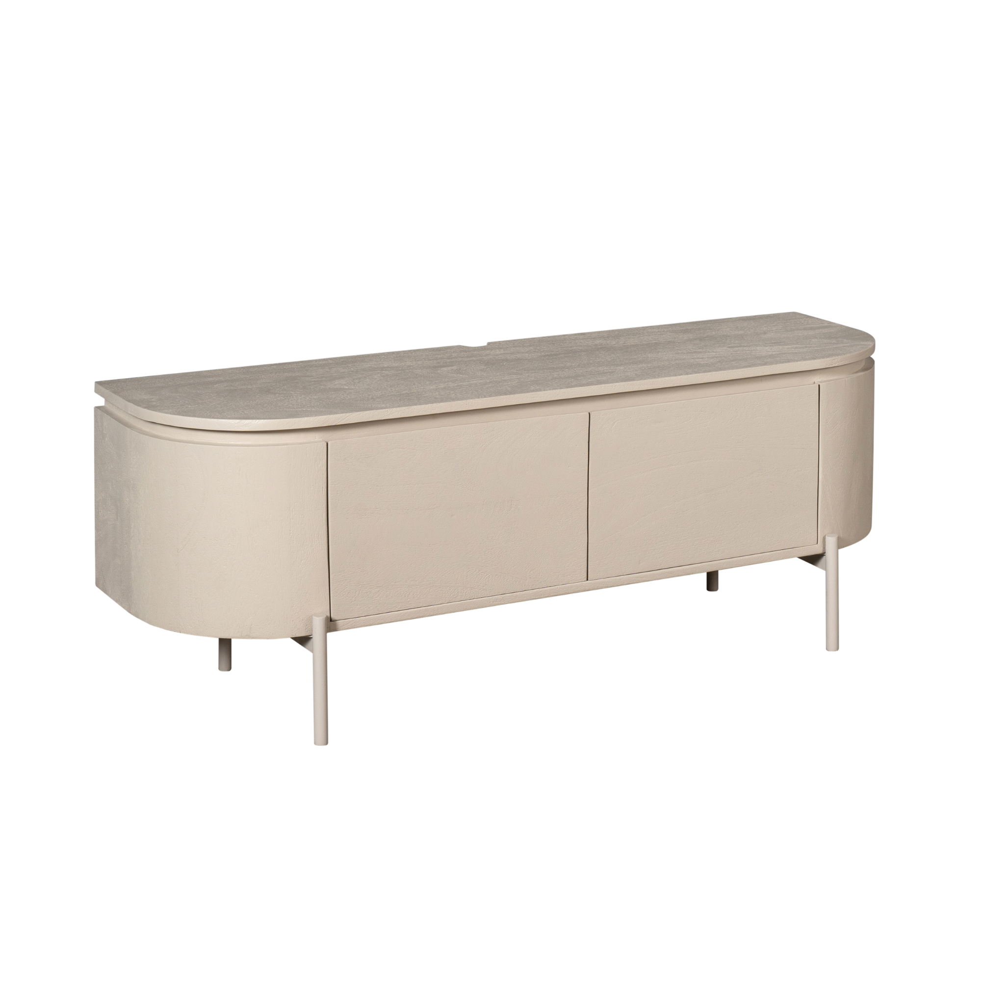 Tv meubel Excellent Zand Mangohout 120 cm - Image 14