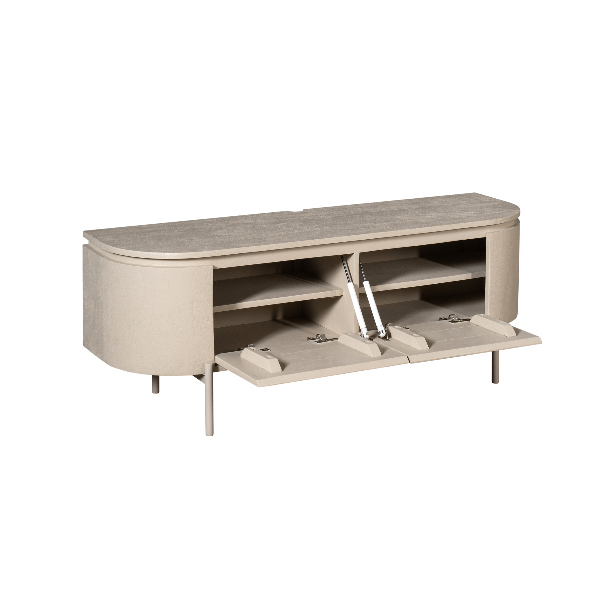 Tv meubel Excellent Zand Mangohout 120 cm - Image 15