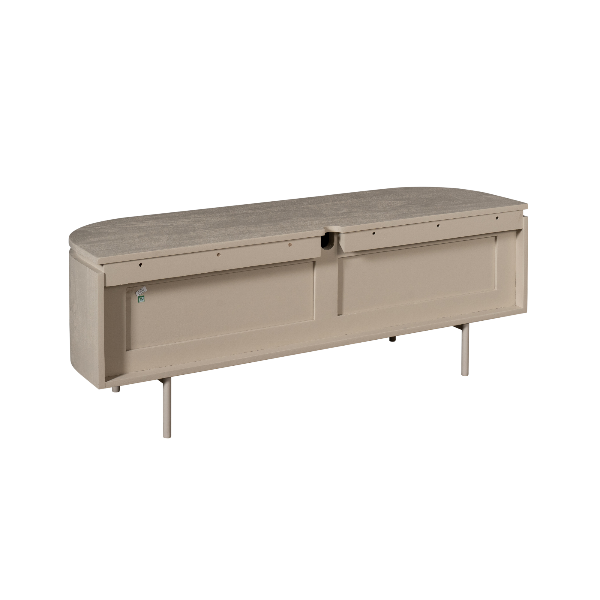 Tv meubel Excellent Zand Mangohout 120 cm - Image 16