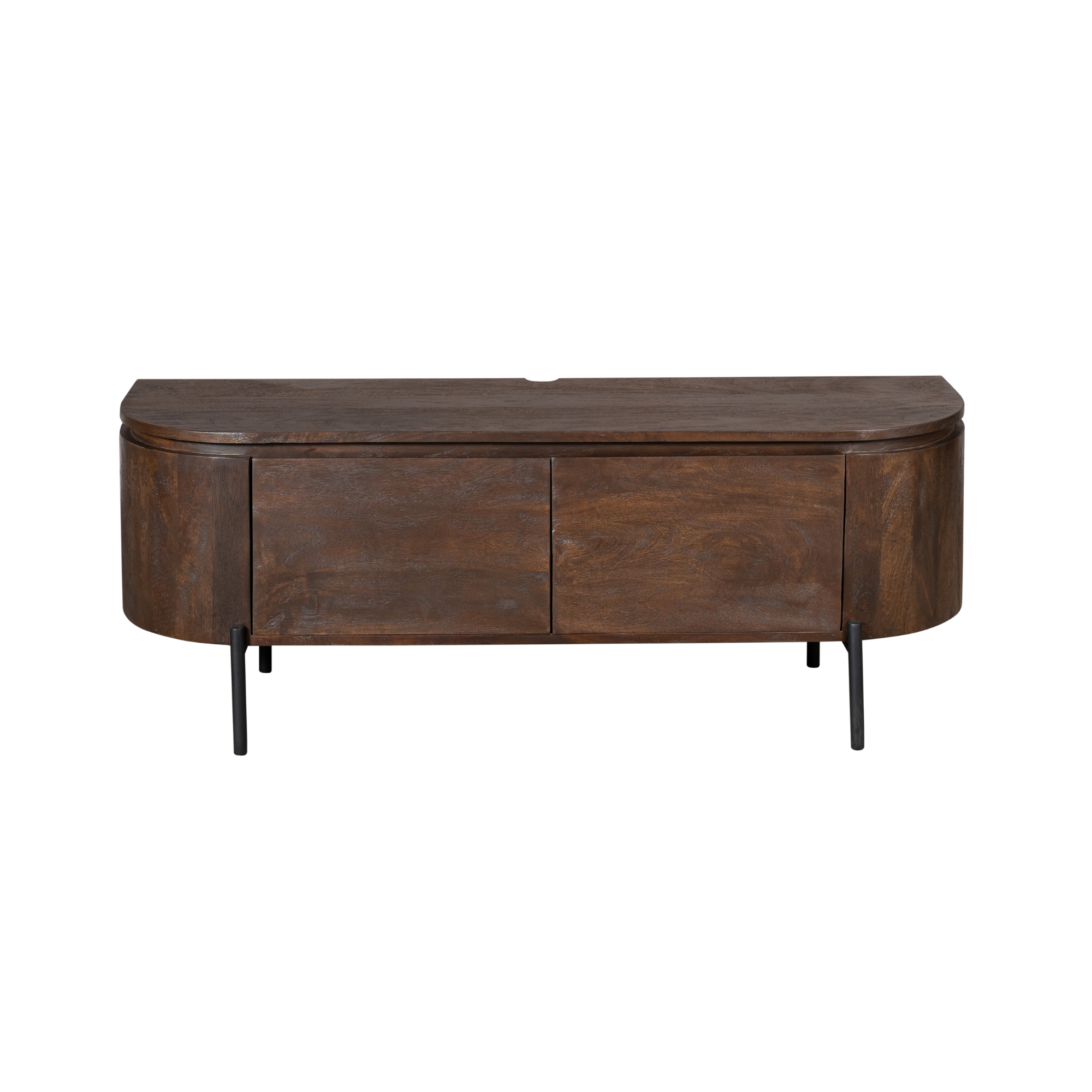 STF-1711_6 Tv meubel Excellent Bruin Mangohout 120 cm - Image 7