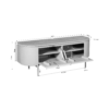 STF-1711_10 Tv meubel Excellent Bruin Mangohout 120 cm - Image 11