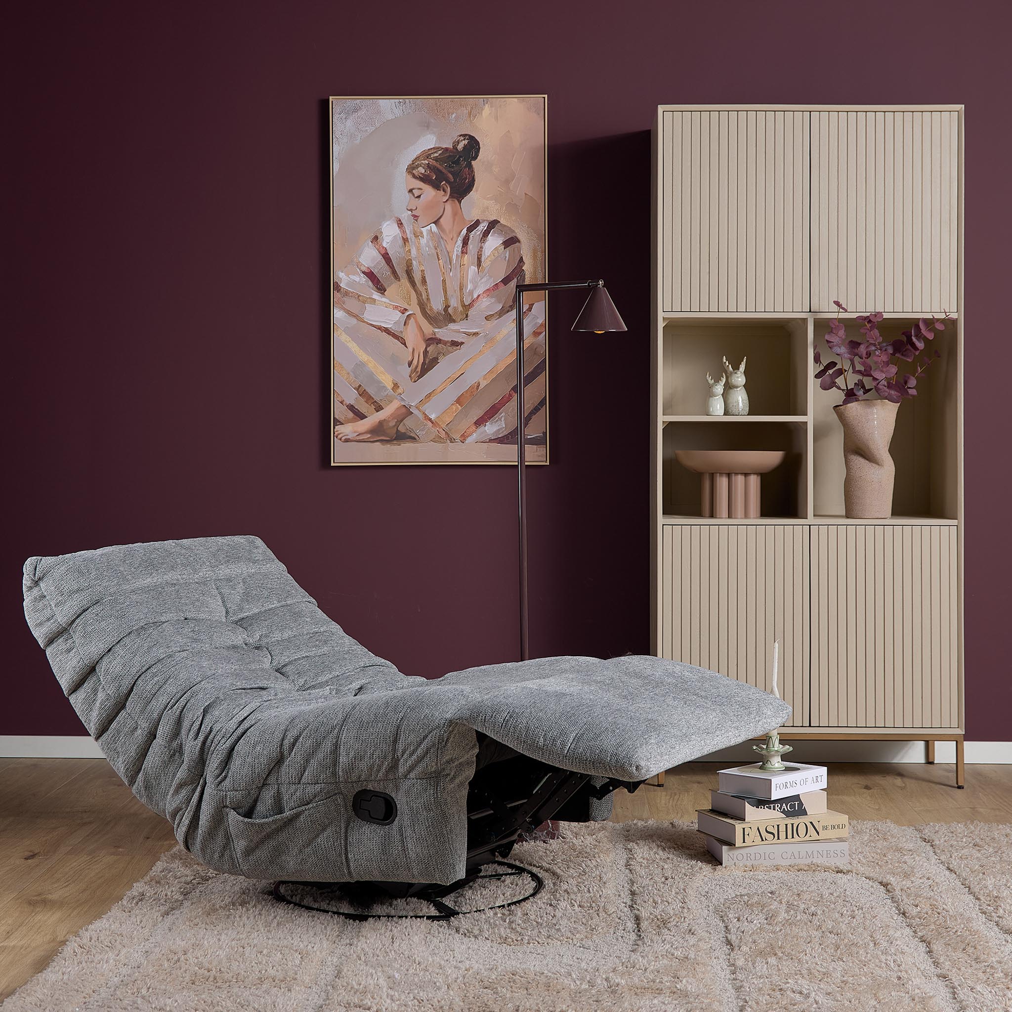 Relaxfauteuil Zen Grijs - Image 4